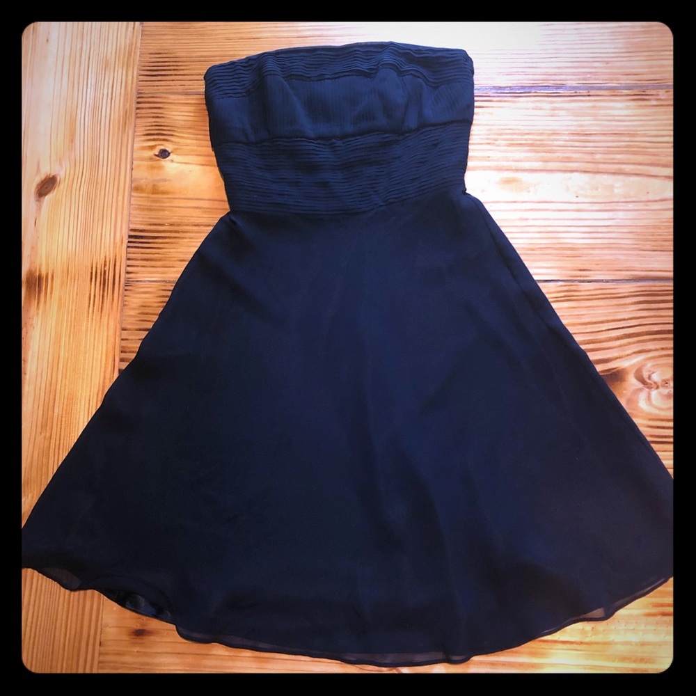 White House Black Market strapless party dress